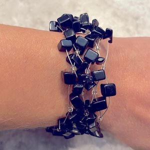 Black rock bracelet